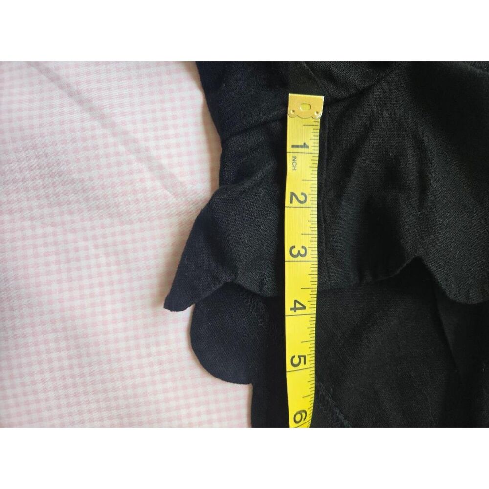 J Crew Women's Black 4" Scalloped Hem Short. Size 10 - Picture 8 of 8